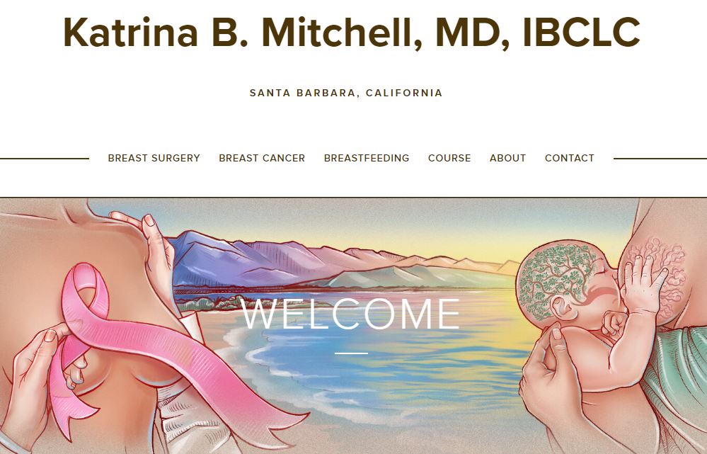 Breast health site of Dr Katrina Mitchell